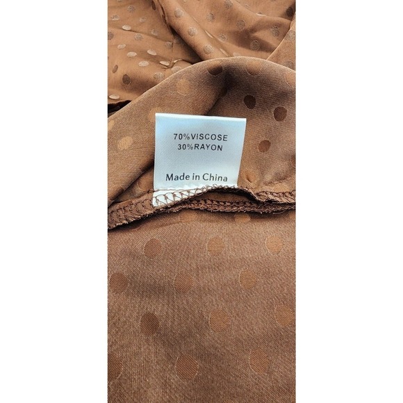 NWT Princess Polly Lenny Mini Dress Brown Polka Dot Sexy Size 8 - Picture 8 of 13